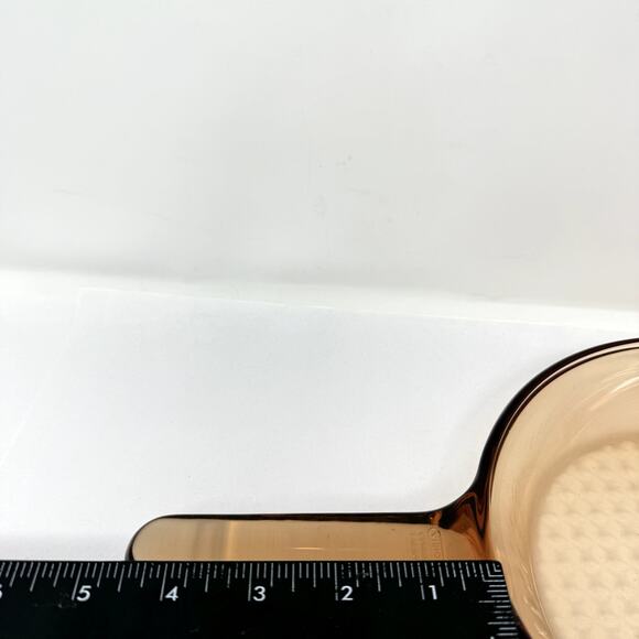 Vision Corning France Amber Glass Skillet Fry Pan 7” Vintage Cookware - Picture 6 of 7